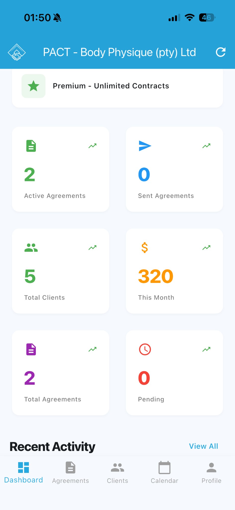 Pact Dashboard